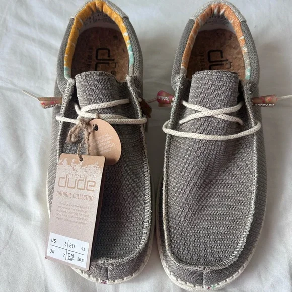 NWT Hey Dude Wally Eco Sox Desert Brown Shoes - Picture 1 of 8